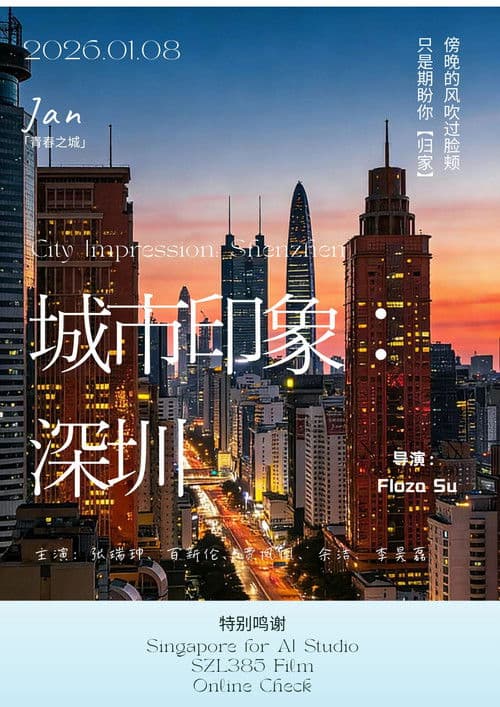 城市印象：深圳 poster