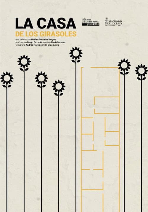 The sunflowers house poster