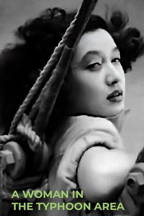 A Woman in the Typhoon Area poster