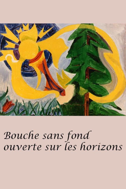 Bouche sans fond ouverte sur les horizons poster