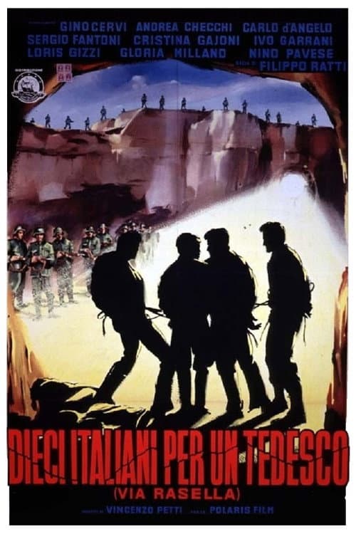 Ten Italians for One German poster