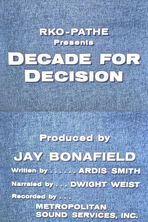 Decade for Decision poster