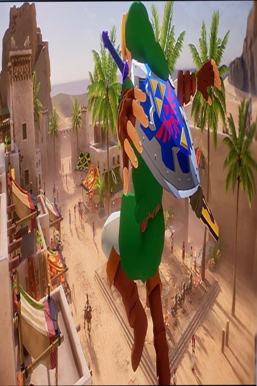 Entering Gerudo Fortress | Ocarina of Time Anime poster