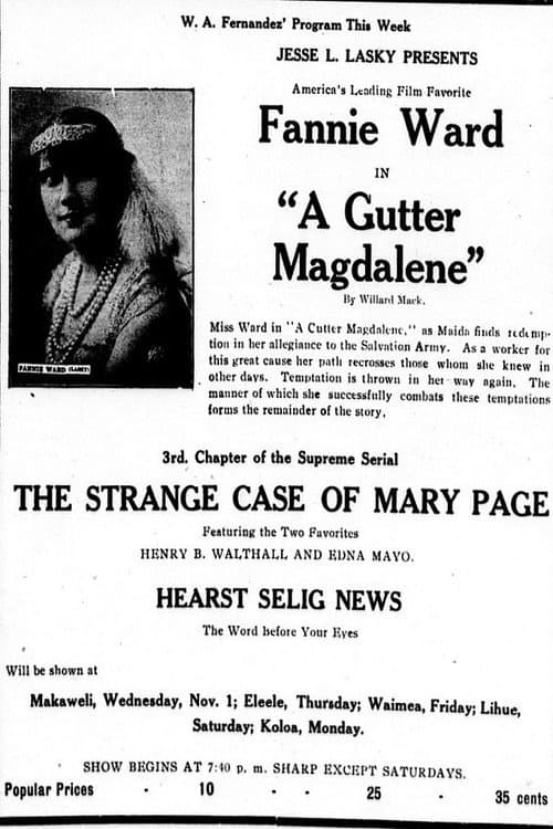 A Gutter Magdalene poster