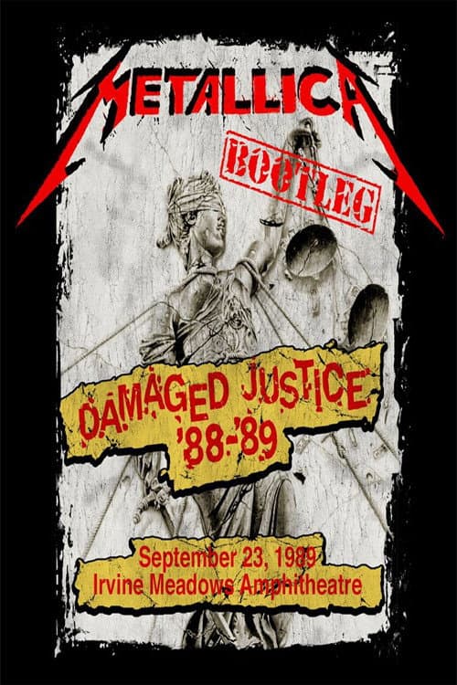 Metallica - Live in Irvine, California - September 23, 1989 poster