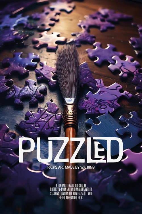 Puzzled - Paths are made by walking poster