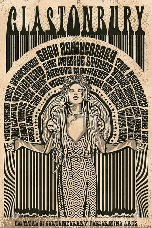 Glastonbury: 50 Years and Counting poster