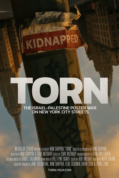 Torn: The Israel-Palestine Poster War on New York City Streets poster