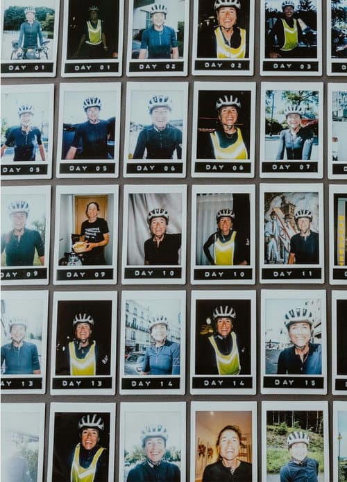 Lael Rides Around the World poster