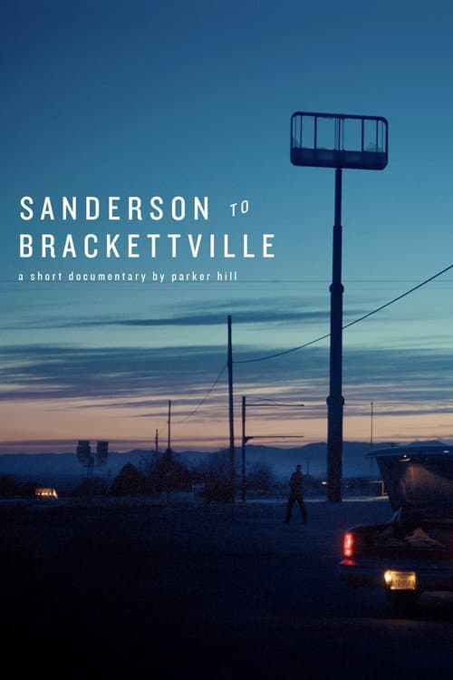 Sanderson to Brackettville poster