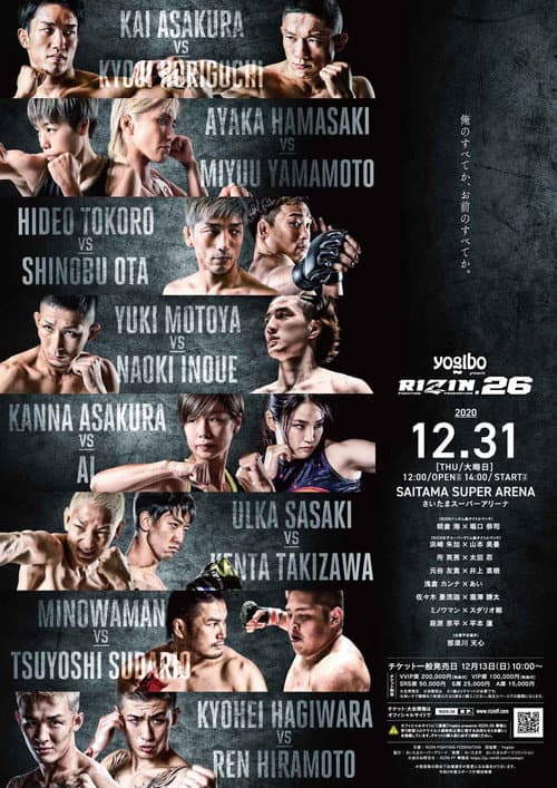 RIZIN 26 poster