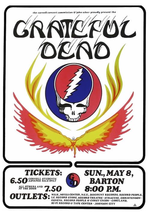 Grateful Dead: Cornell '77 poster
