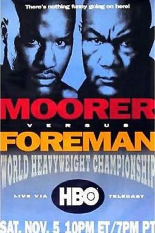George Foreman vs Michael Moorer poster