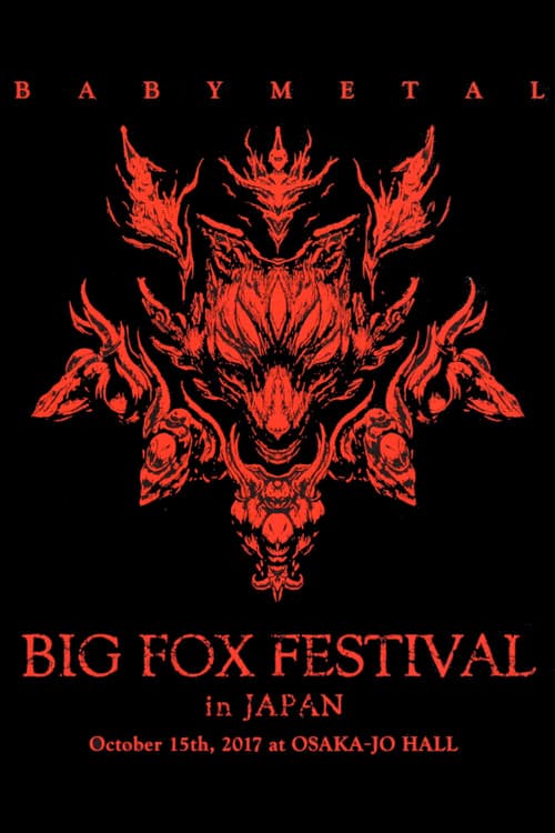 BABYMETAL - Big Fox Festival in Japan poster