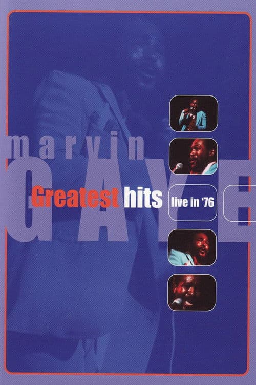 Marvin Gaye: Greatest Hits Live '76 poster