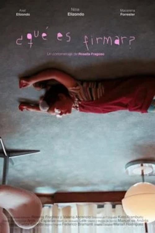 ¿Qué es firmar? poster