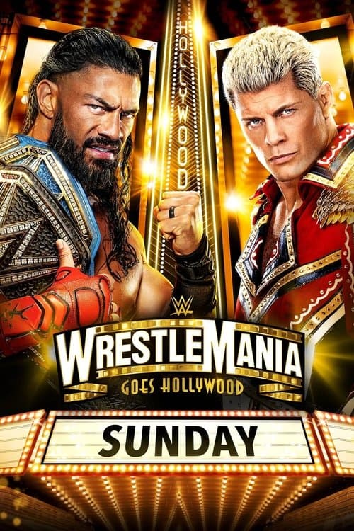 WrestleMania 39 Sunday poster