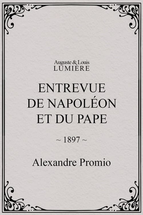 Interview Between Napoleon and the Pope poster