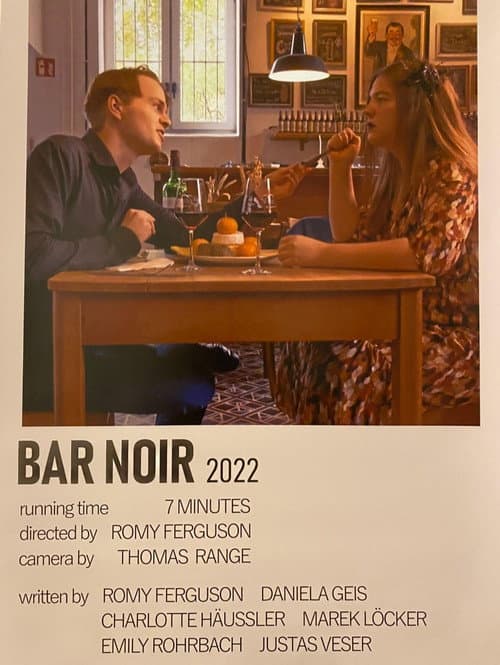 Bar Noir poster