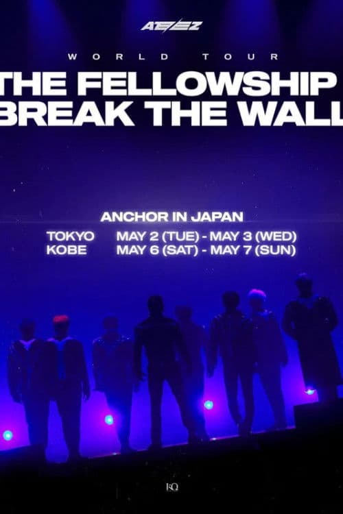 ATEEZ WORLD TOUR [THE FELLOWSHIP : BREAK THE WALL] ANCHOR IN JAPAN poster