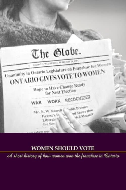 Women Should Vote: A short history of how women won the franchise in Ontario poster