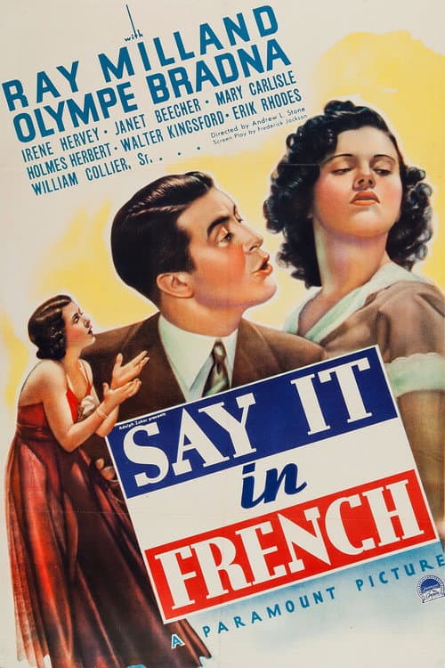 Say It in French poster