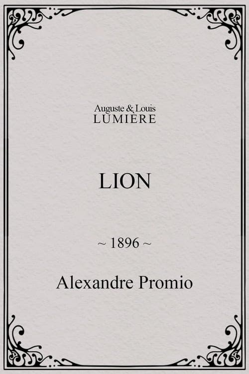 Lion, London Zoological Gardens poster