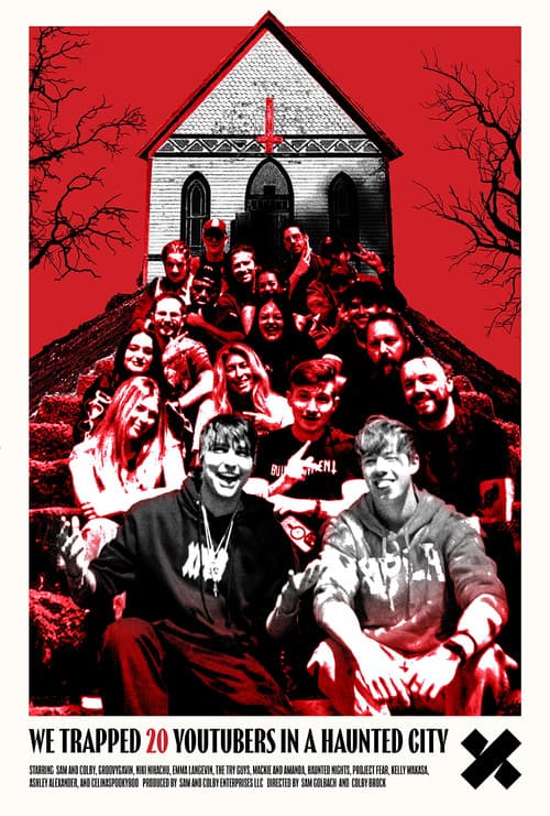 We Trapped 20 YouTubers in a Haunted City poster