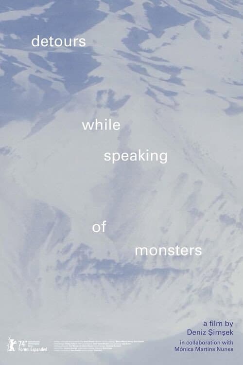 detours while speaking of monsters poster