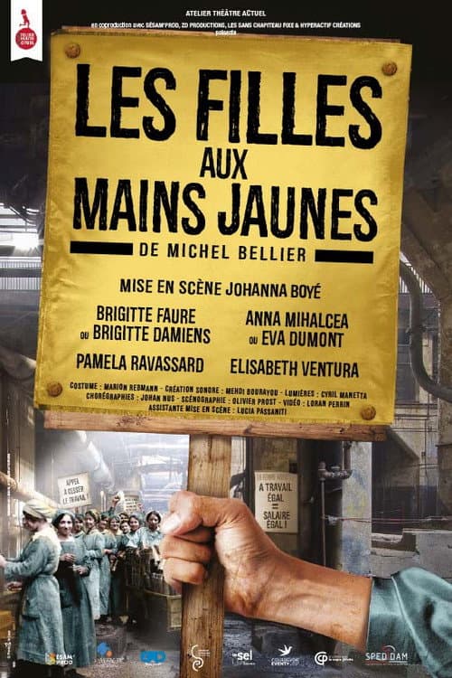 Les Filles Aux Mains Jaunes poster