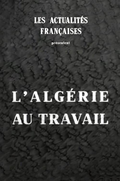 L'Algérie au travail poster