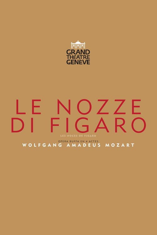 The Marriage Of Figaro - Grand Théâtre de Genève poster