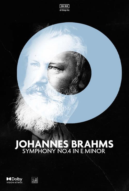 Johannes Brahms' 'Symphony No. 4 in E Minor' poster