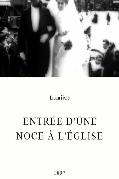 Entrée d'une noce à l'église poster
