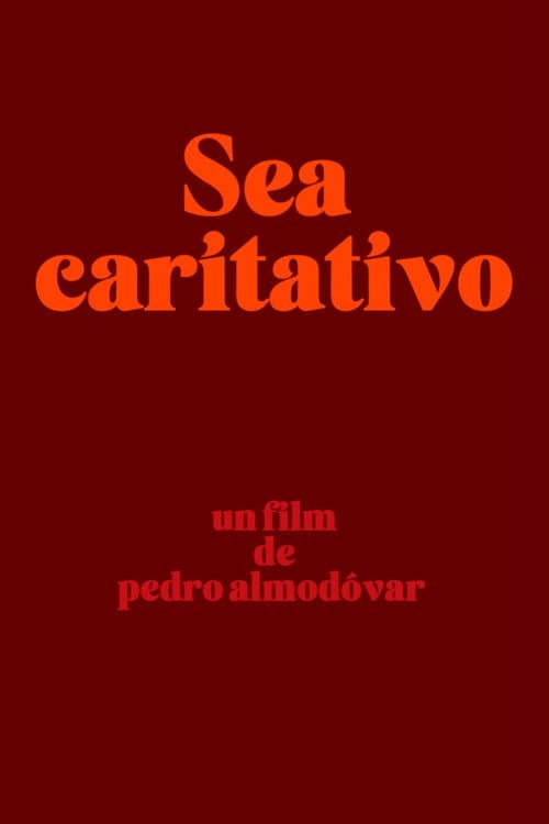 Sea caritativo poster