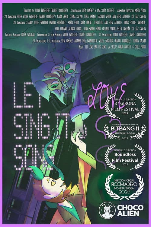 Let LOVE sing it's SONG poster