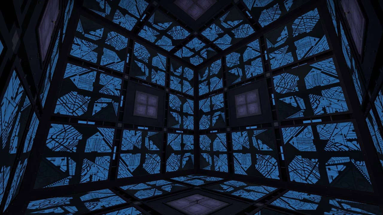 Cubed backdrop