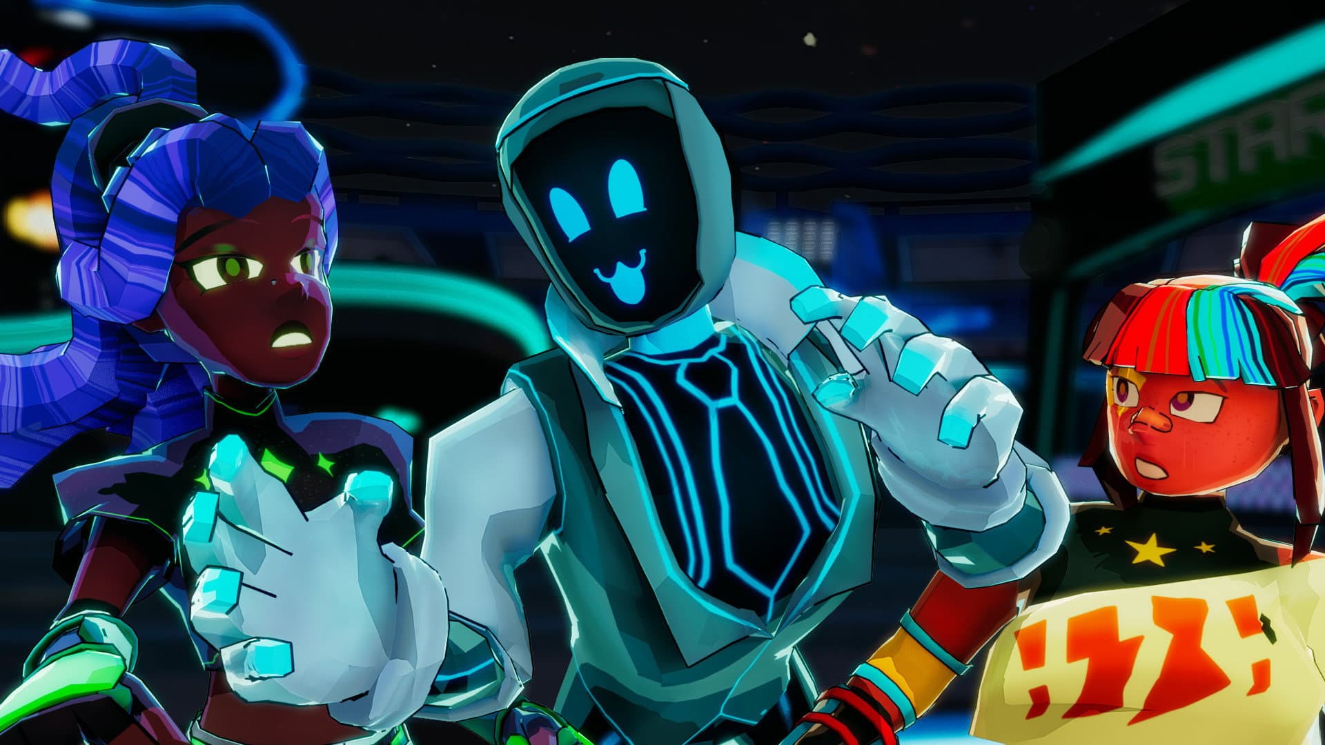 CYBERSKATERS backdrop