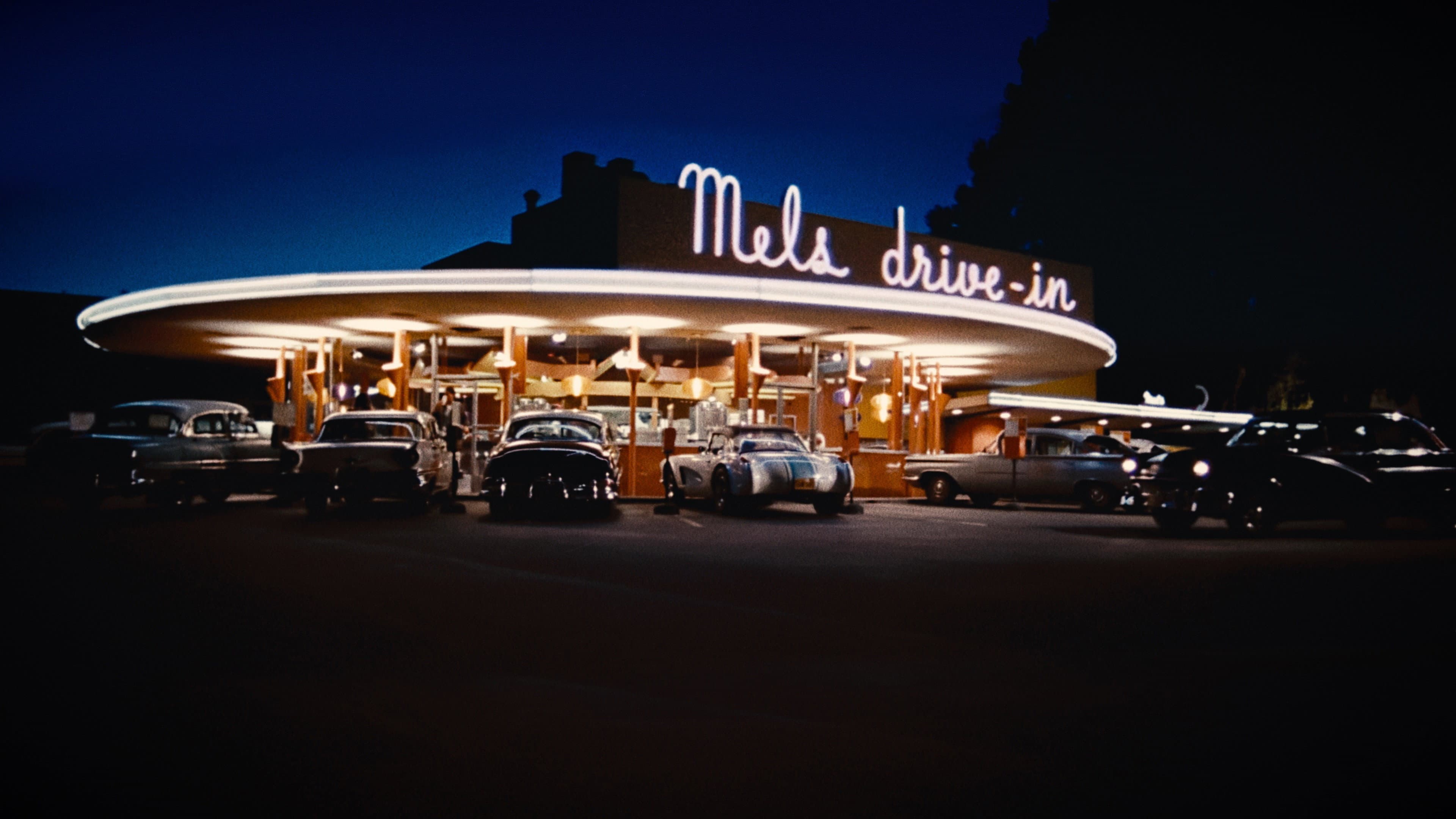 American Graffiti backdrop